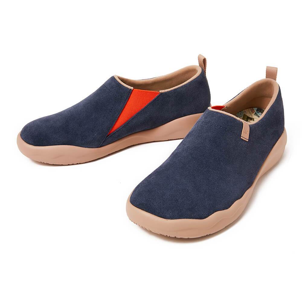 Toledo II Deep Blue Cow Suede Men - Image 3