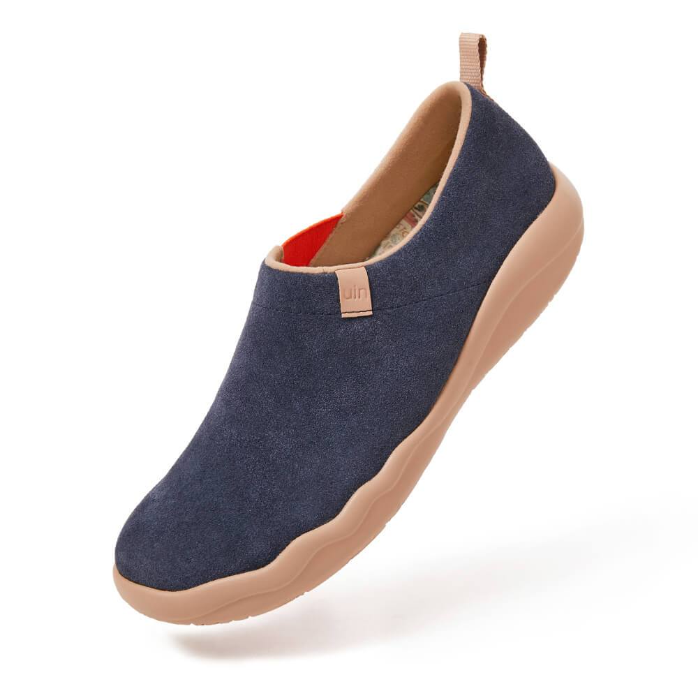 Toledo II Deep Blue Cow Suede Men - Image 4