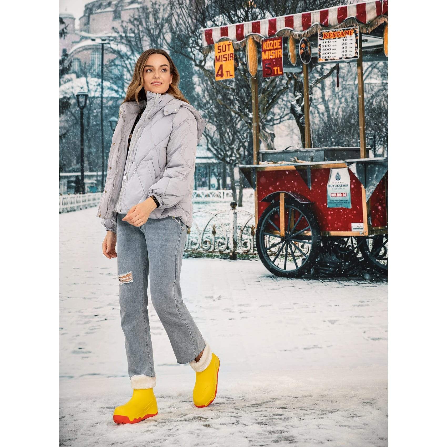 Amber Boots with Napped Linings Navarra Women - Image 4
