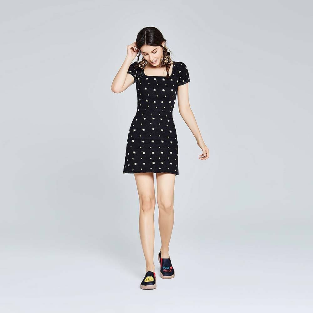Smiley Black Knitted Toledo II Women - Image 16