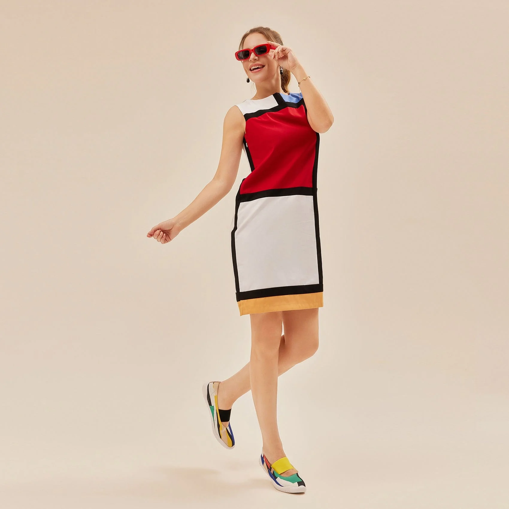 Color Blocks Puzzle Menorca VI Women - Image 3