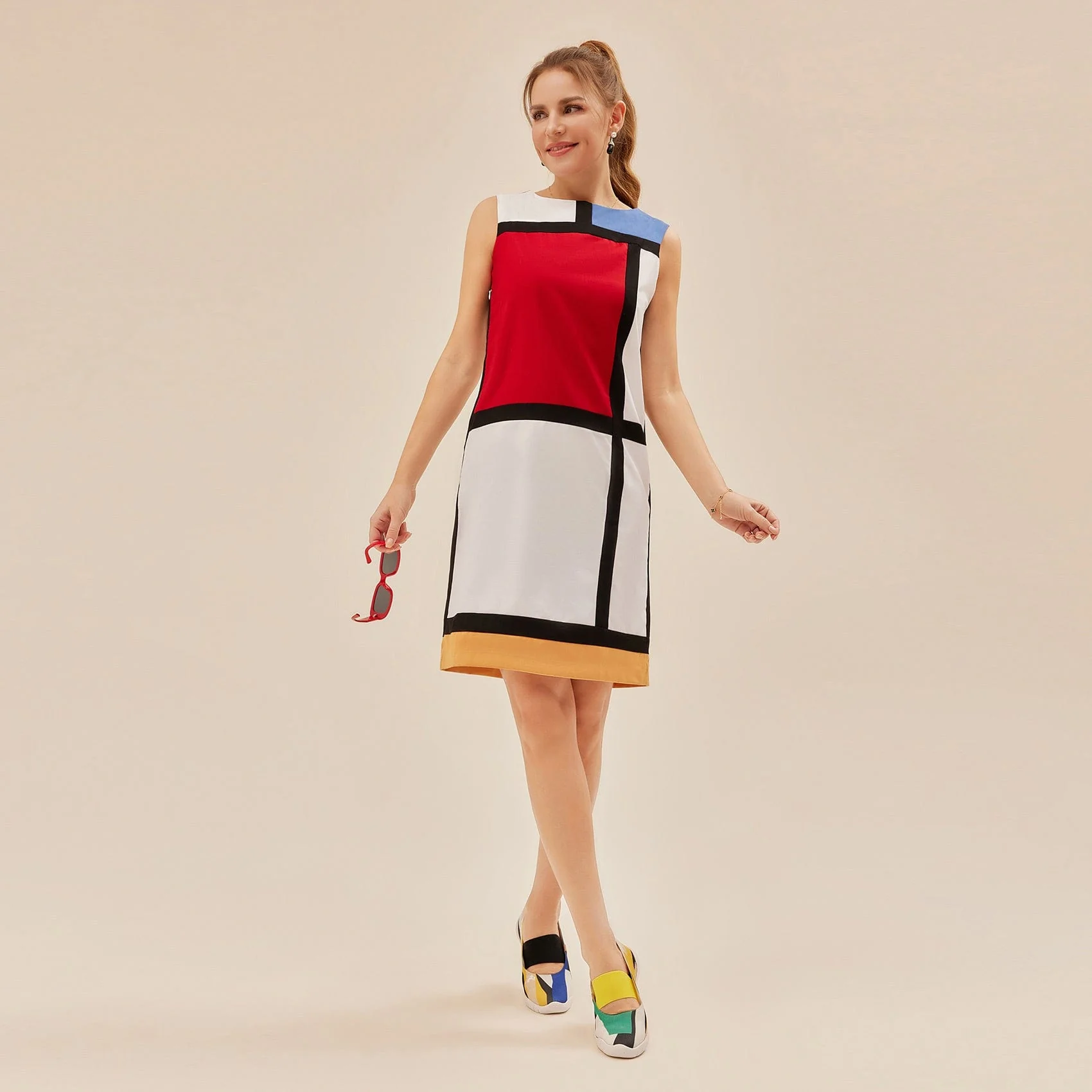 Color Blocks Puzzle Menorca VI Women - Image 5