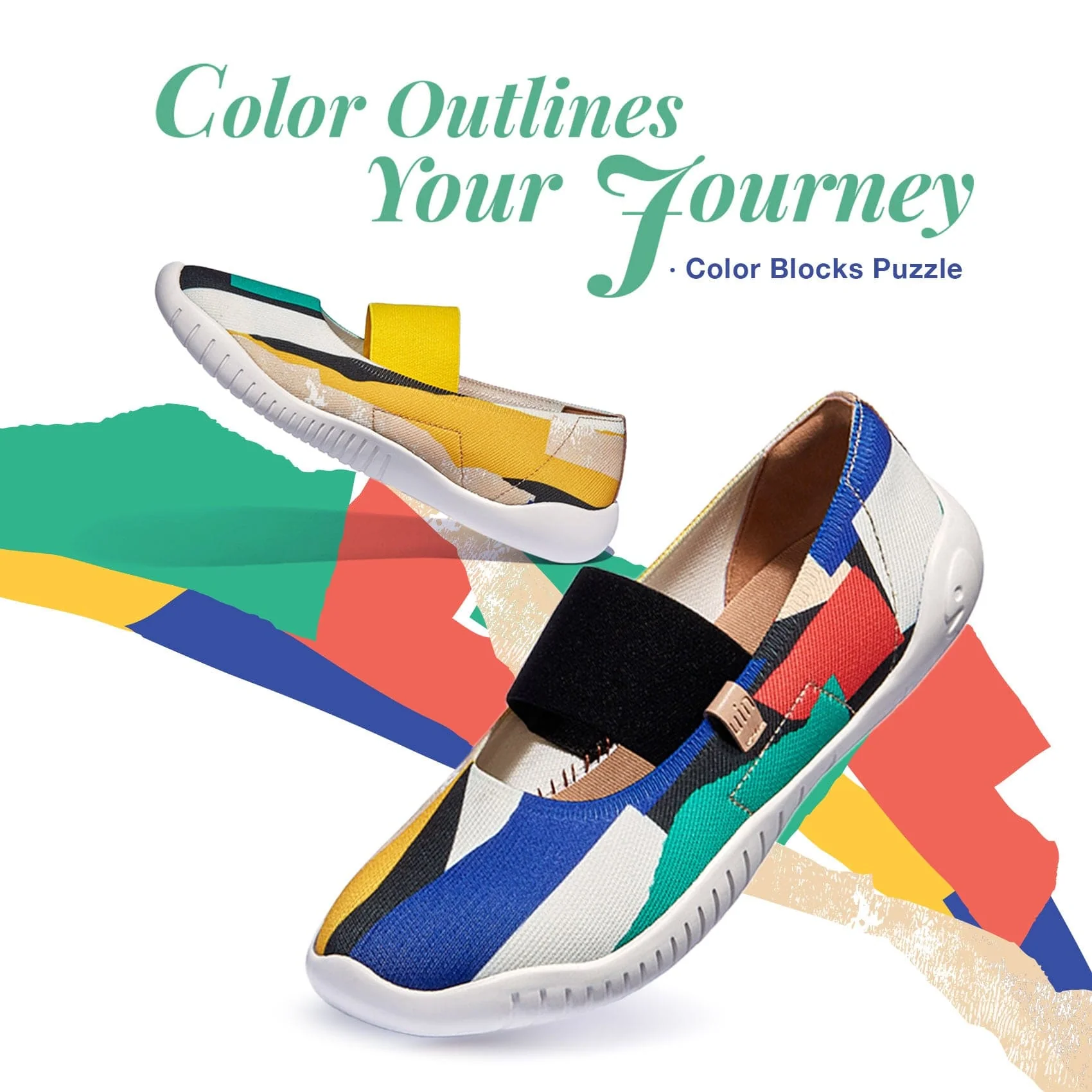 Color Blocks Puzzle Menorca VI Women - Image 9