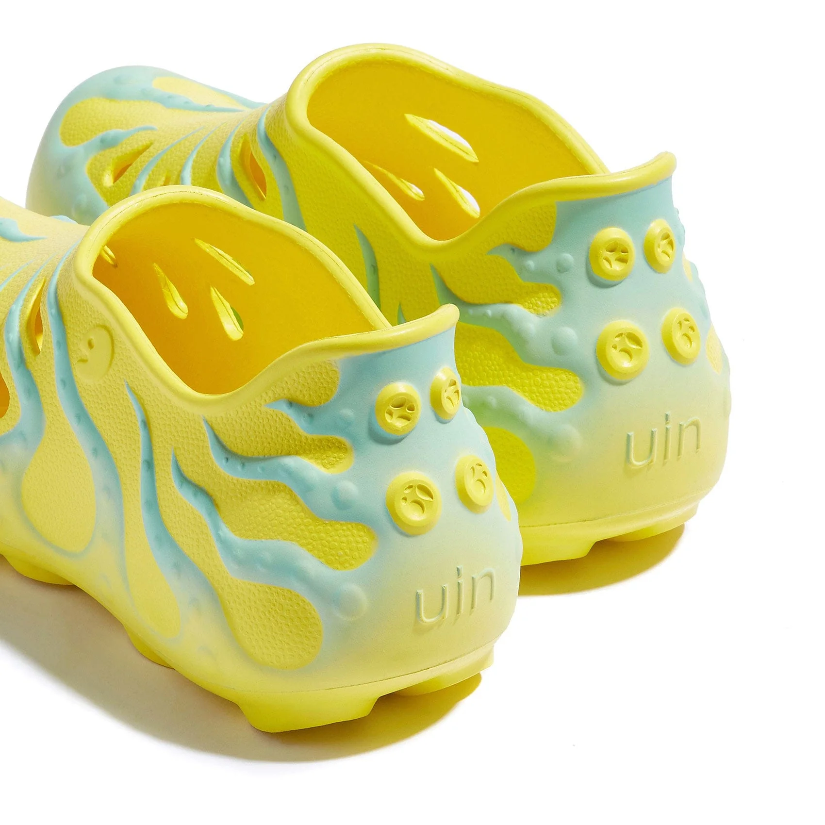 Yellow & Glass Blue Octopus II Women - Image 3