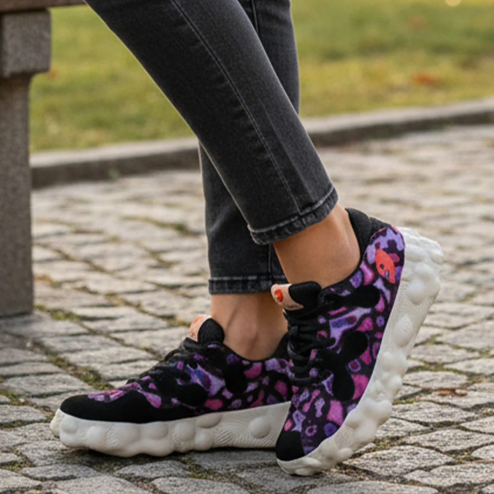 Purple Leopard Print Figueras I Women - Image 2