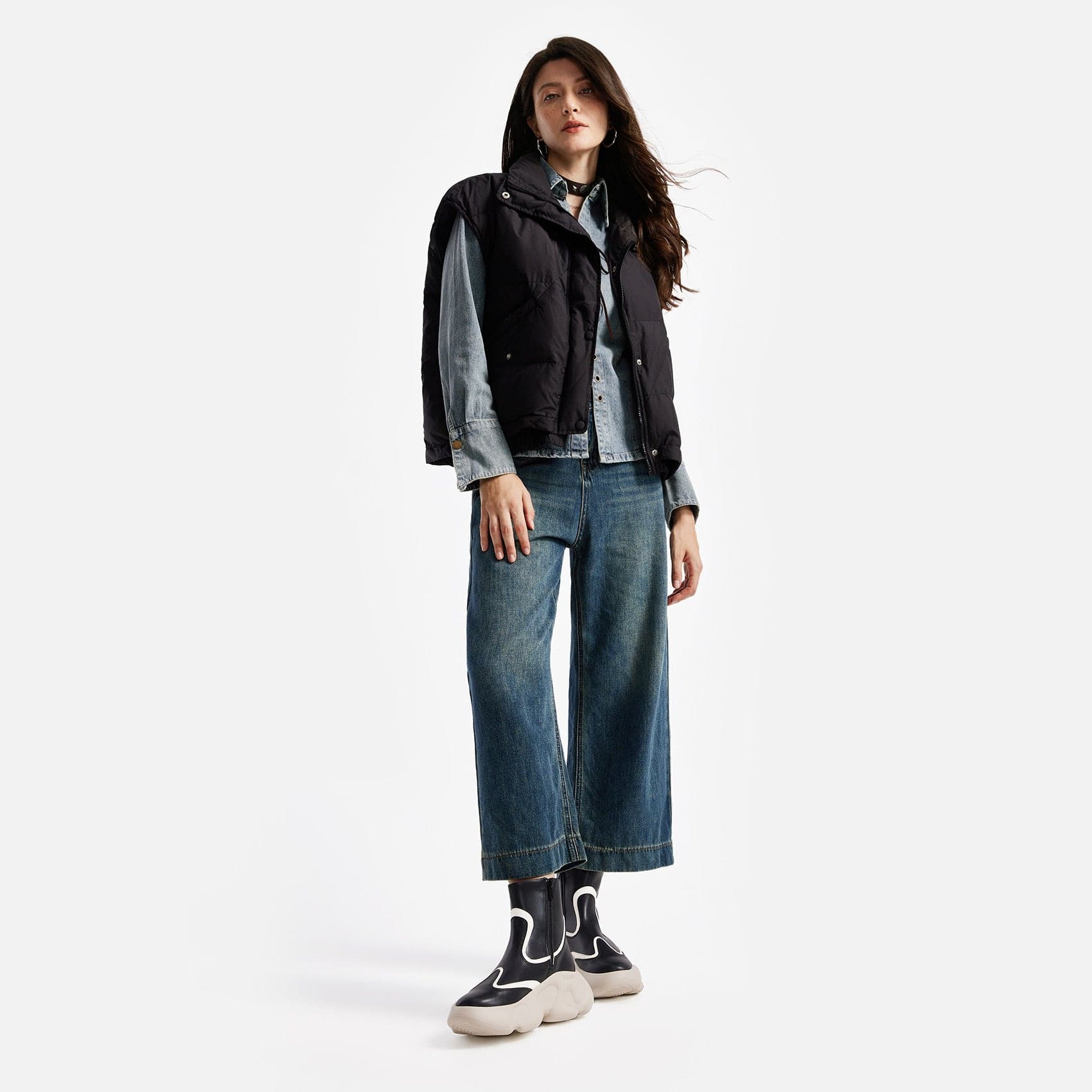 Straight Black Zarautz V Women - Image 10
