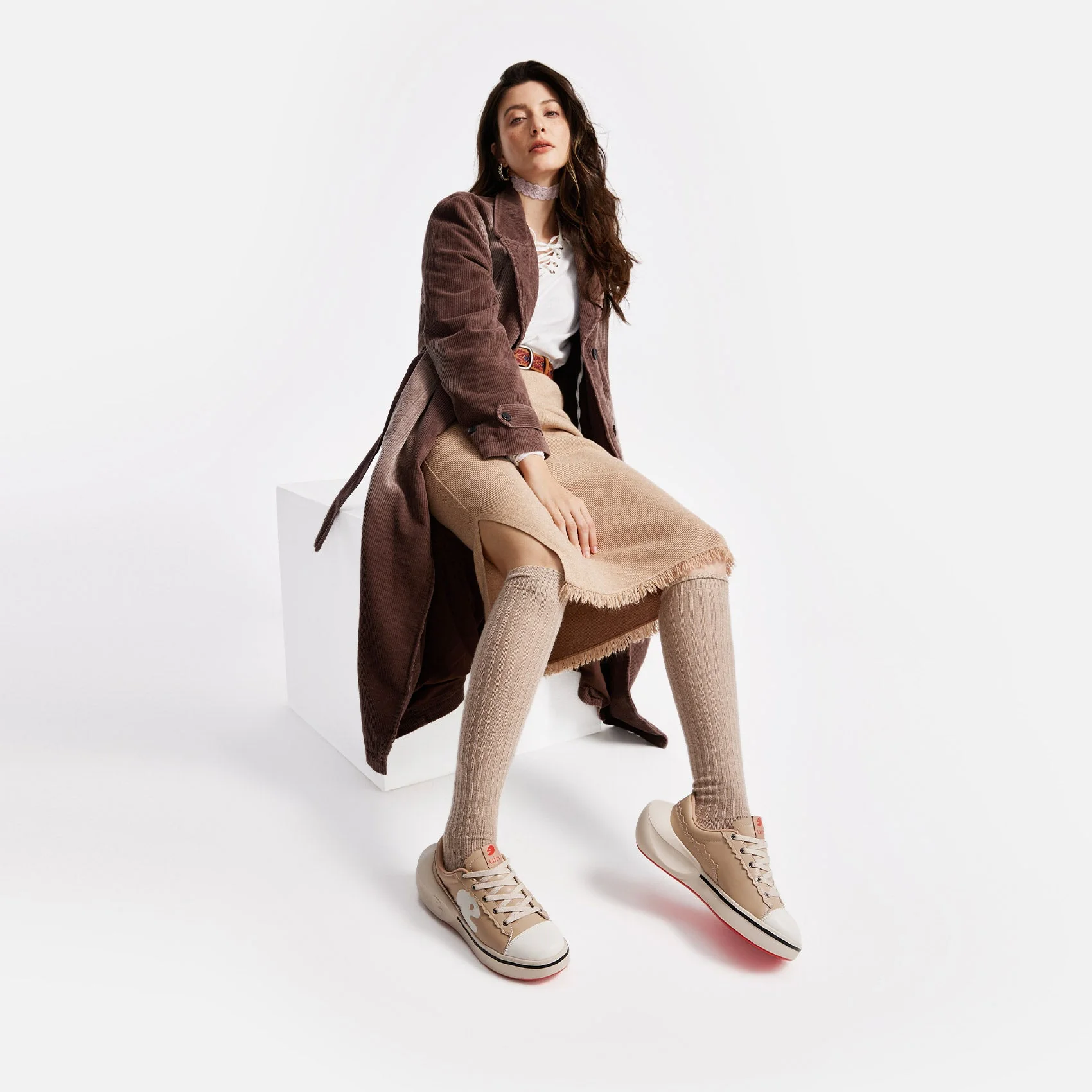 Light Khaki Bilbao B2 Women - Image 3
